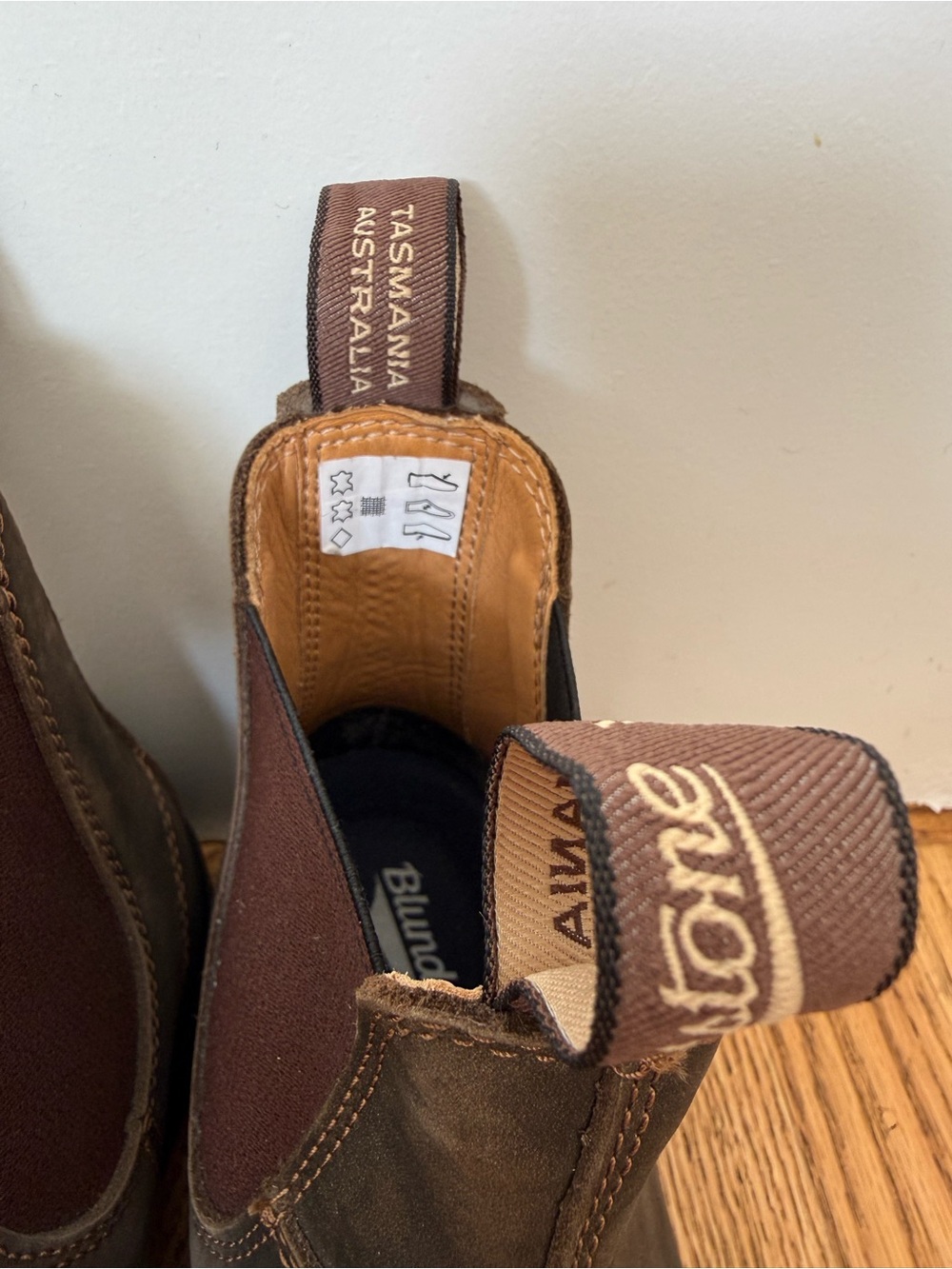 Blundstone 585 Classic Chelsea Boots Mens 10 US Rustic Brown AUS 9 - Picture 9 of 16